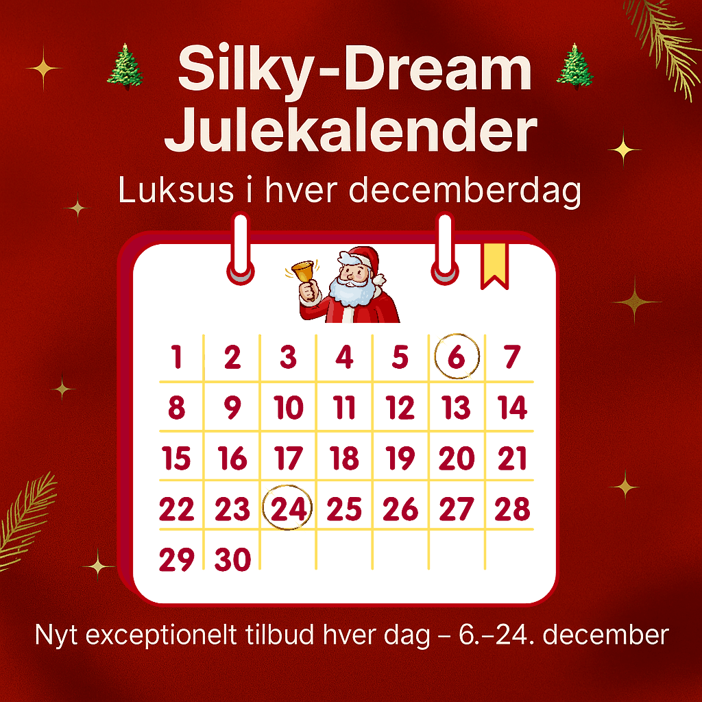 Silky-Dream julekalender nyt tilbud fra den 6 december til den 24 december 2025