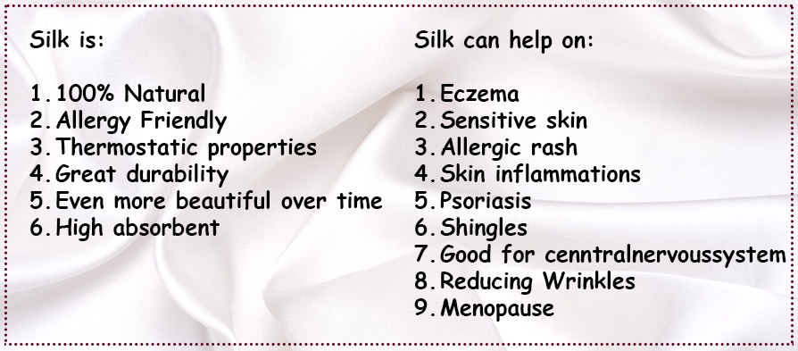Silk is good for your health