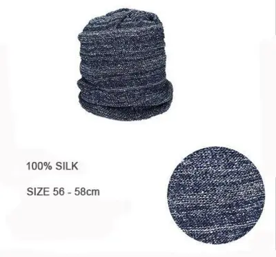 Silke Hat Vævet 100% silke