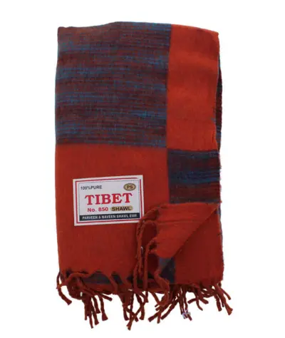 Tibet Munkeuldstæppe 111x229cm