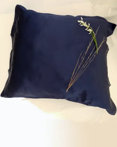 Silk pillowcase in Blue 19momme Mulberry quality