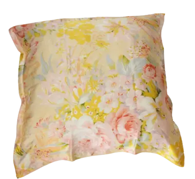 Silk pillowcases with flowers in beautiful colors, 19momme 100% mulberry silk