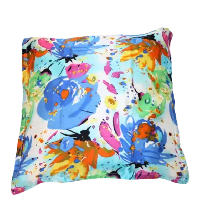 Silk Pillow Covers with Art Graphics in beautiful colors, 19momme 100% Mulberry Silk