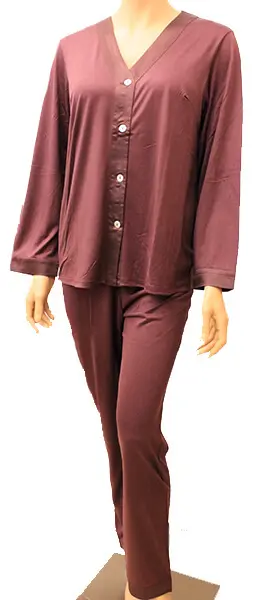 Silke jersey pyjamas, 100% silke