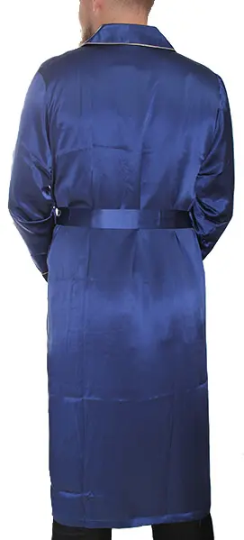 Silke Kimono Blå, 100% silke