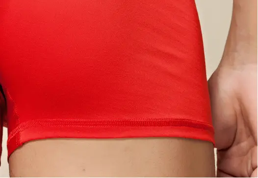 Silke Boxershorts 100% silke Rød