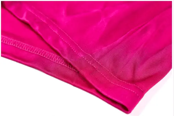 Silke jersey natkjole onesize pink 100% silke