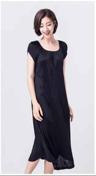 Silk jersey nightgown onesize 100% silk
