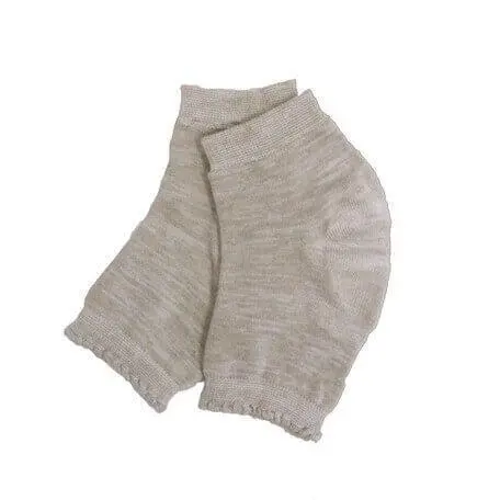 Spa HeelSupporter 50% silk, Beige. Suitable for rough heels and sore joints