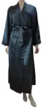 Silk kimono long-black 100% silk