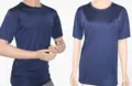 Silk tshirt 160gsm, unisex blue