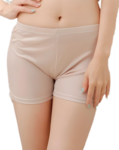 Silke boxershorts 100% mulberry silke, farve beige