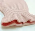 Silke Handske løs strikket 100% silke pink