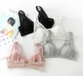 Lace bra Mulberry Silk Bralettes with Adjustable Strap