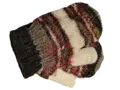 Hand-knitted wool-silk mittens. Fairtrade