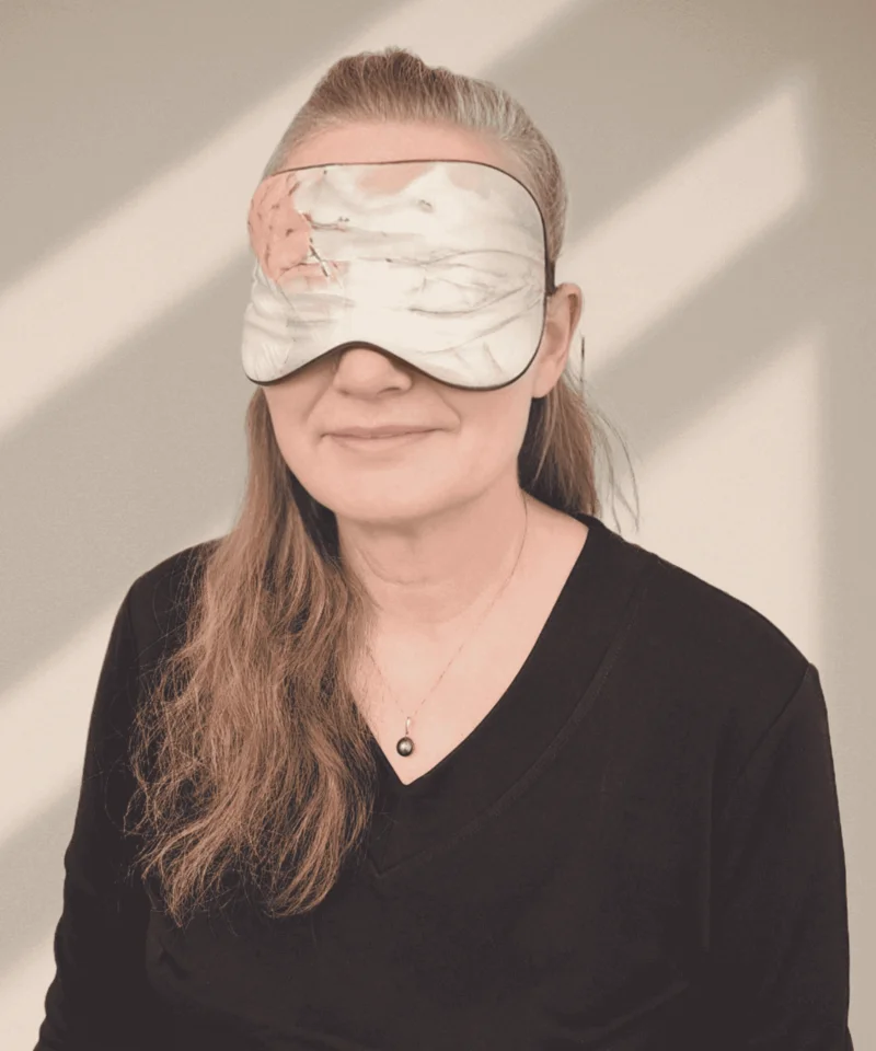 Zijden Slaapmasker Lente Verstelbaar