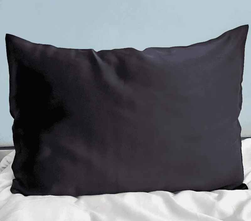 SilkePudebetræk 50x70cm Sort