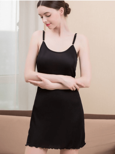 silk slip dress