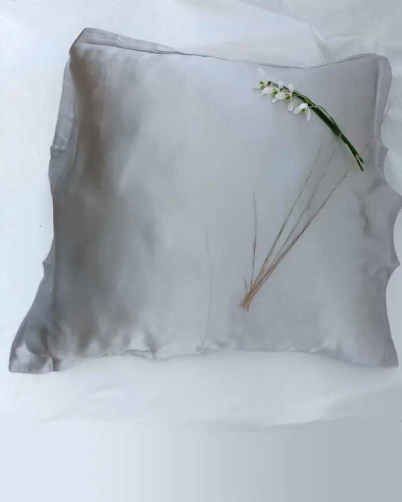 Silk pillowcase Grey