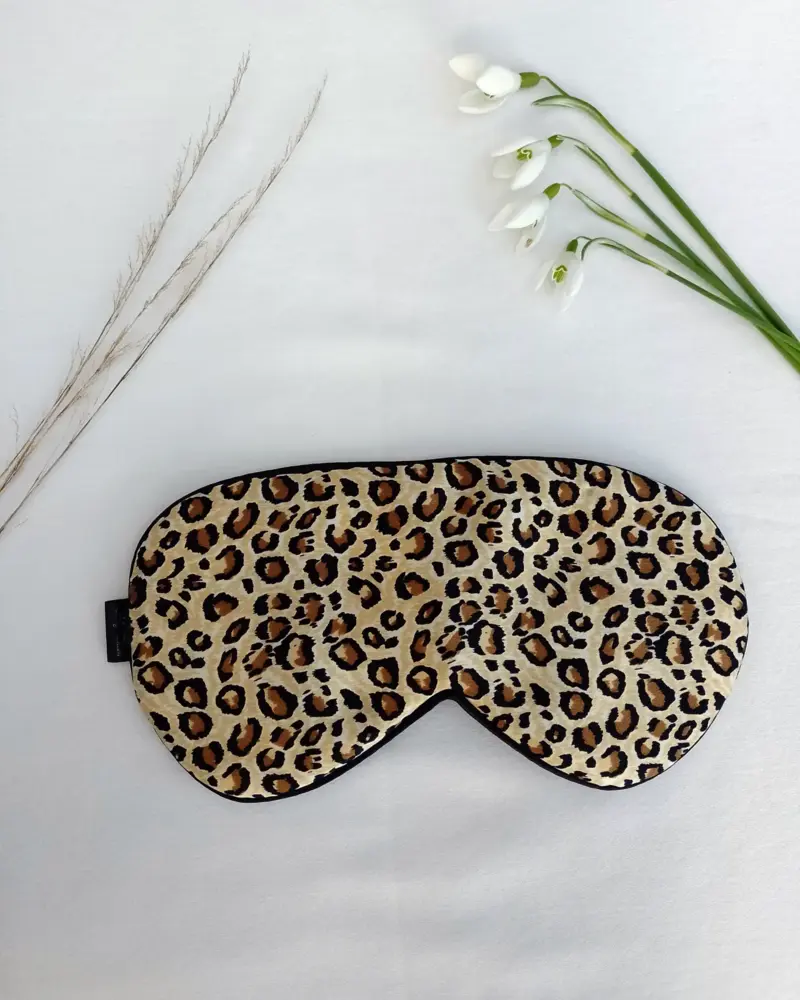 Silk Eyemask Leopard